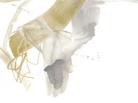 Gold & Grey Exploration IX Fine Art Print