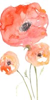 Neon Poppies II Fine Art Print