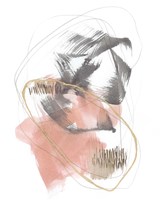 Blushing Circularity II Framed Print