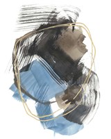 Gold Loops II Framed Print