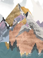 Metallic Range I Fine Art Print