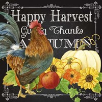 Harvest Greetings III Framed Print