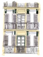 On the Sunny Side of the Street I Fine Art Print