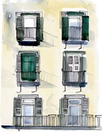 On the Sunny Side of the Street II Fine Art Print