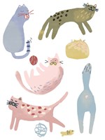 Cat Squad III Fine Art Print