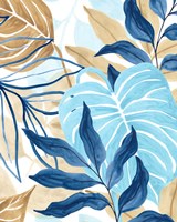 Blue Jungle I Framed Print