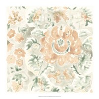 Terracotta Garden Tile I Fine Art Print