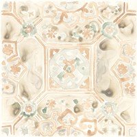 Terracotta Garden Tile VIII Fine Art Print