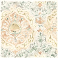 Terracotta Garden Tile IX Fine Art Print