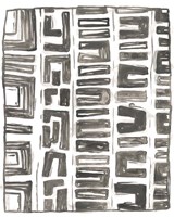 Tribal Geometry II Framed Print