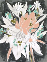 Charcoal Bouquet I Framed Print