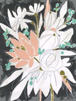 Charcoal Bouquet II Fine Art Print