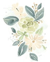 Spring Greens I Framed Print