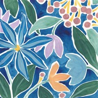 Tiki Square III Framed Print