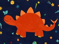 Starry Dinos VI Framed Print