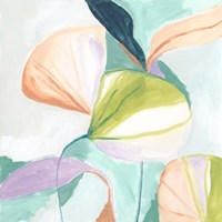 Fan Flowers II Framed Print