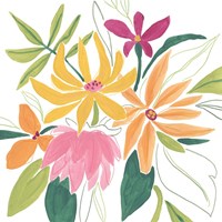 Tutti Frutti Floral II Framed Print