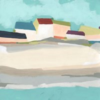 Coastal Village II Fine Art Print