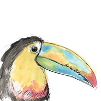 Tropical Bird Portrait II Fine Art Print