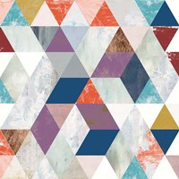 Bright Mosaic I Fine Art Print