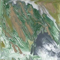 Verdant Swirl I Fine Art Print