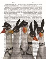 Geese Guys Book Print Fine Art Print