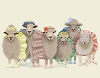 Ballet Troupe Sheep Fine Art Print