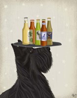 Scottish Terrier Beer Lover Fine Art Print