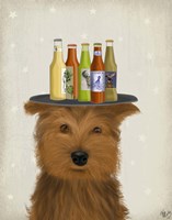 Yorkshire Terrier Beer Lover Fine Art Print