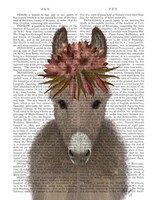 Donkey Bohemian 1 Book Print Fine Art Print