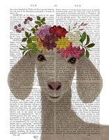Goat Bohemian 2 Book Print Fine Art Print