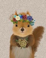 Squirrel Bohemian Fine Art Print