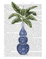 Chinoiserie Vase 7, With Plant Book Print Fine Art Print