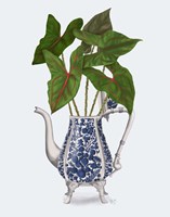 Chinoiserie Vase 4, With Plant Fine Art Print