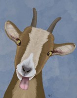 Funny Farm Goat 3 Fine Art Print