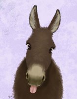 Funny Farm Donkey 1 Fine Art Print