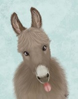 Funny Farm Donkey 2 Fine Art Print