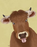 Funny Farm Cow 2 Fine Art Print