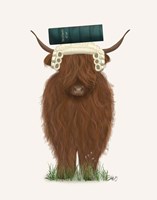 Highland Cow Lawyer Fine Art Print