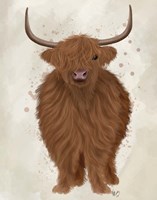 Highland Cow 1, Full Fine Art Print