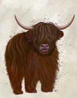 Highland Cow 5, Full Fine Art Print