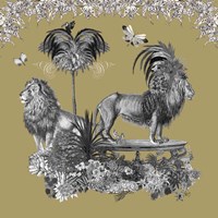 Livoris Feritas Lion Design, Square Fine Art Print