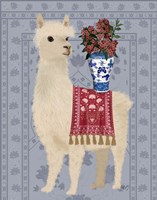 Llama Chinoiserie 2 Fine Art Print