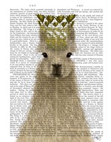 Llama Queen Book Print Fine Art Print