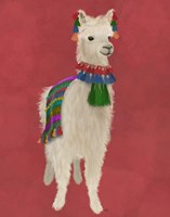 Llama Traditional 1, Full Fine Art Print