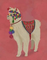 Llama Traditional 2, Full Fine Art Print