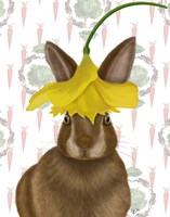 Daffodil Rabbit Fine Art Print