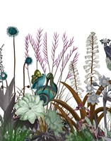 Wildflower Bloom, Snail Bird Fine Art Print