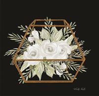 Gold Geometric Polygon Fine Art Print