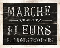 Fleurs Sign II Fine Art Print
